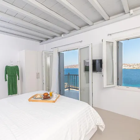 Carpe Diem Mykonos ,heated Pool! * 오르노스