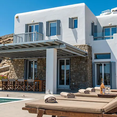 Carpe Diem Mykonos ,heated Pool! 오르노스