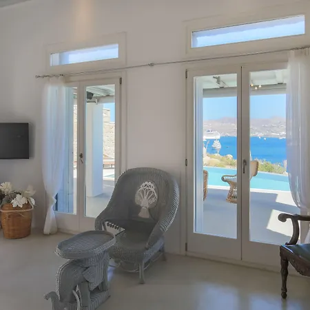 Carpe Diem Mykonos ,heated Pool! * 오르노스