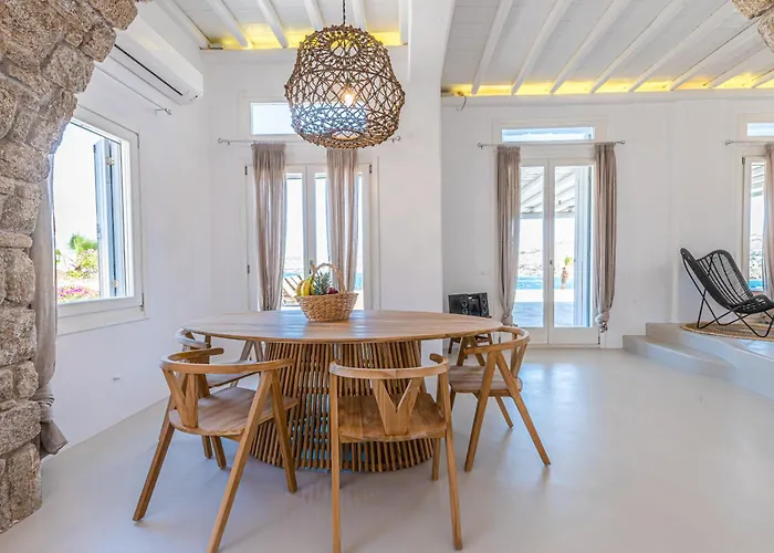 Carpe Diem Mykonos ,heated Pool! 오르노스