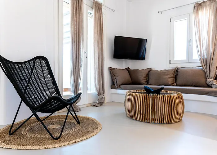 Carpe Diem Mykonos ,heated Pool! 오르노스