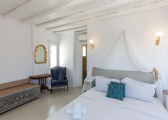 Carpe Diem Mykonos ,heated Pool! 오르노스