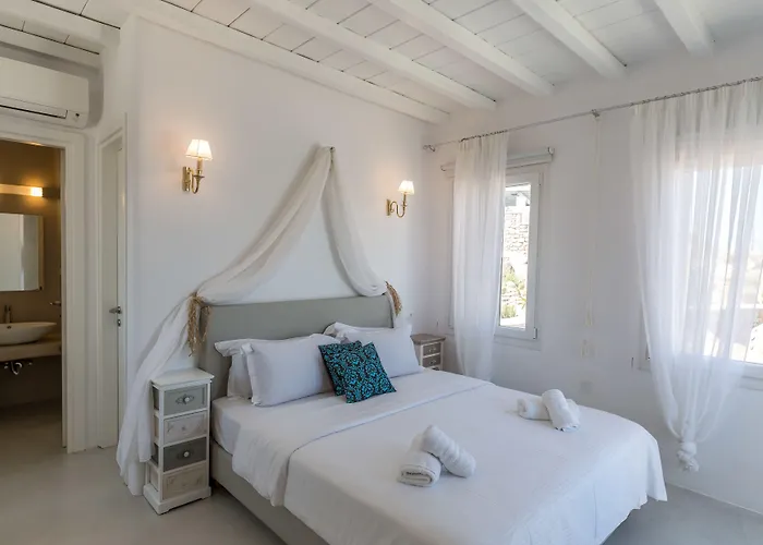 Carpe Diem Mykonos ,heated Pool! * 오르노스