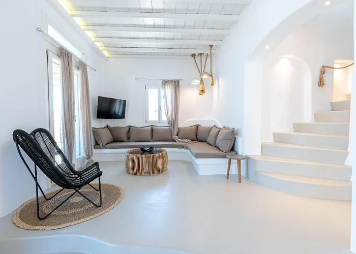 Carpe Diem Mykonos ,heated Pool! * 오르노스